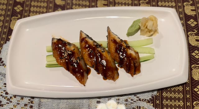Eel (Unagi) Sashimi.