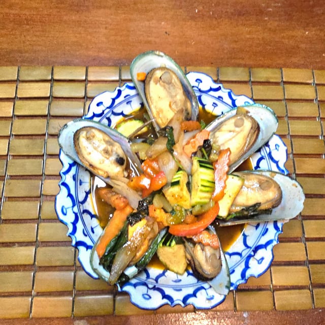 Mussels.