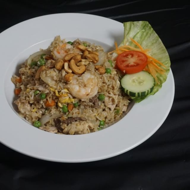 Egg Curry Fried Rice (No Meat).