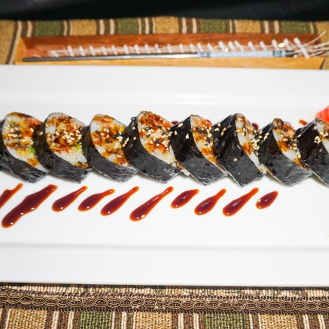 Shrimp (Ebi) Sushi.