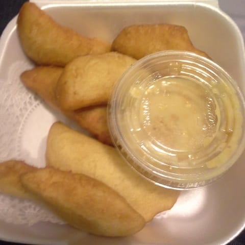 Thai Donut with Condensed Milk.