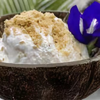 Coconut Ice Cream.